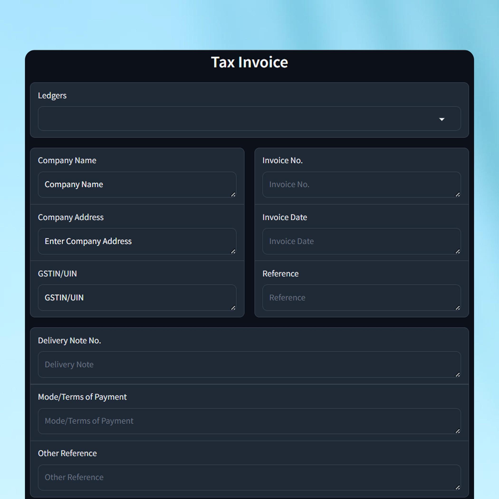 Invoice Utility